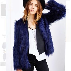 Ladakh x Urban Outfitters faux fur coat